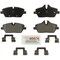Bosch Blue Disc Brak Disc Brake Pads, Be1308H BE1308H - alternate 1